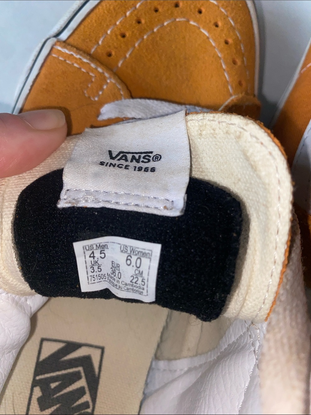 🚨Priced for quick sale🚨 Vans Sk8-Hi Men’s Shoe in Desert Sun. Men’s 4.5 - Picture 4 of 9